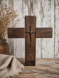Handmade Reclaimed Barn Wood Cross-SCR 202