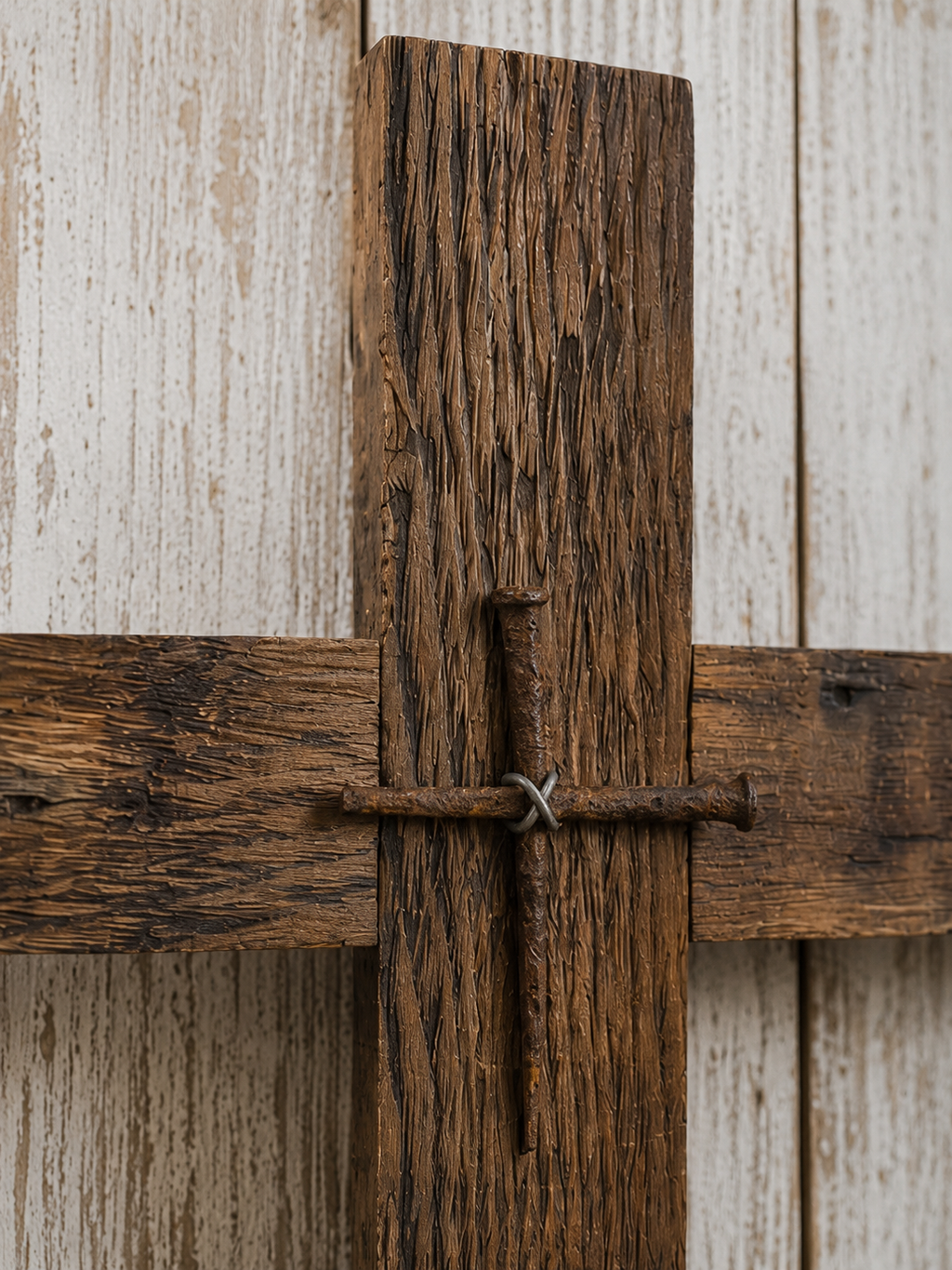 Handmade Reclaimed Barn Wood Cross-SCR 206