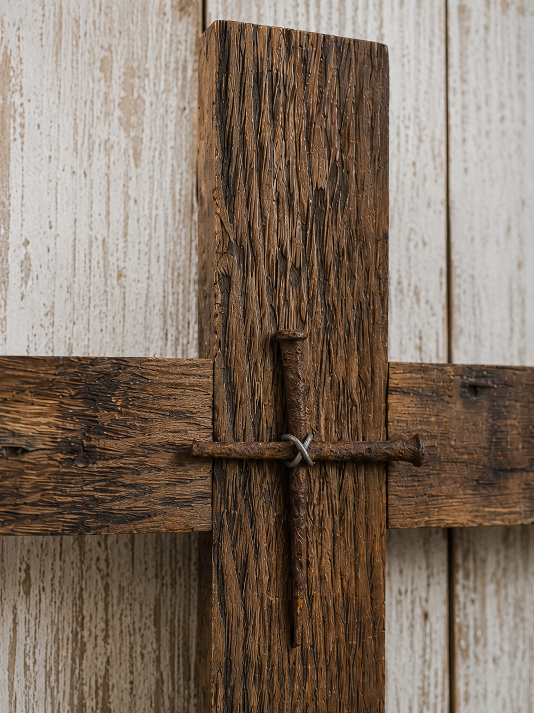 Handmade Reclaimed Barn Wood Cross-SCR 206